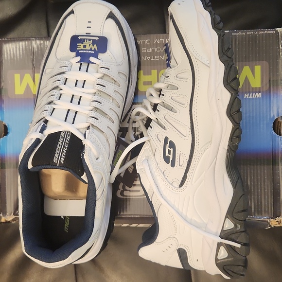 Skechers sport memory foam size 11.5 4e white - Picture 5 of 5